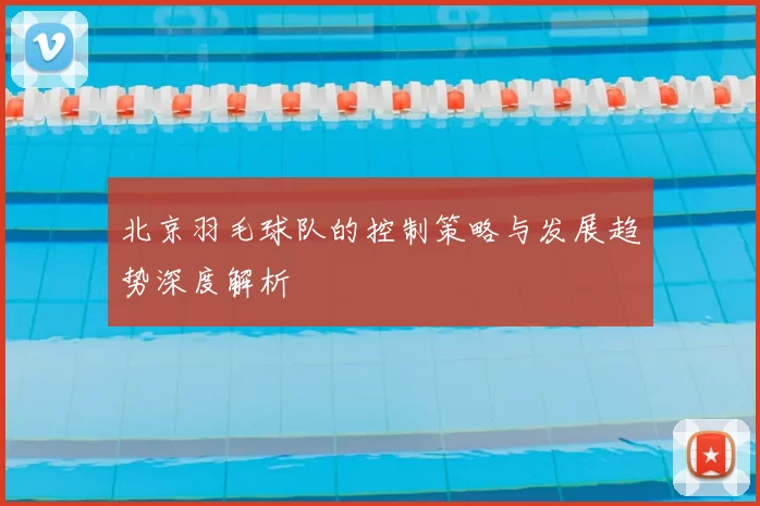 北京羽毛球队的控制策略与发展趋势深度解析