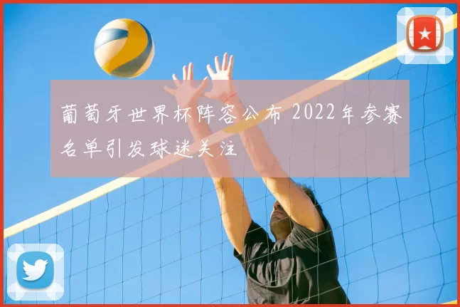 葡萄牙世界杯阵容公布 2022年参赛名单引发球迷关注