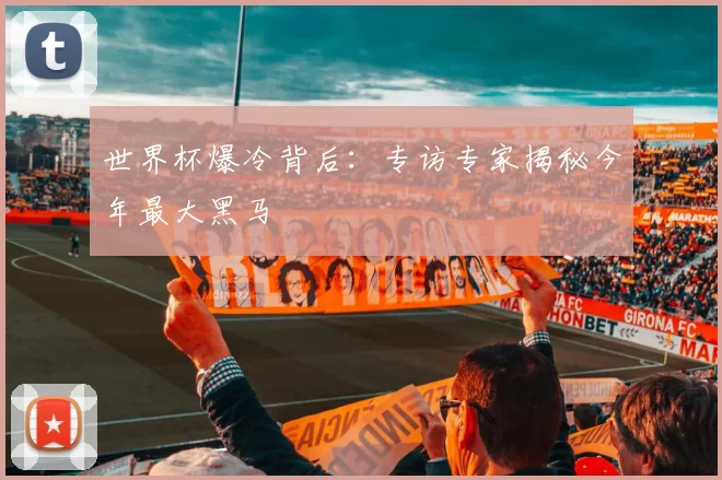 世界杯爆冷背后:专访专家揭秘今年最大黑马