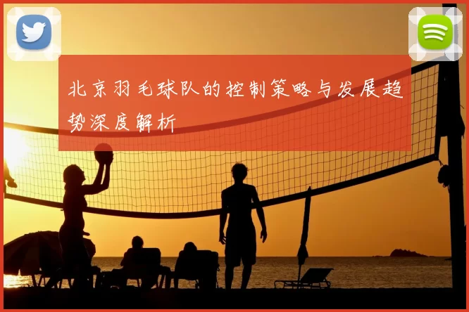 北京羽毛球队的控制策略与发展趋势深度解析